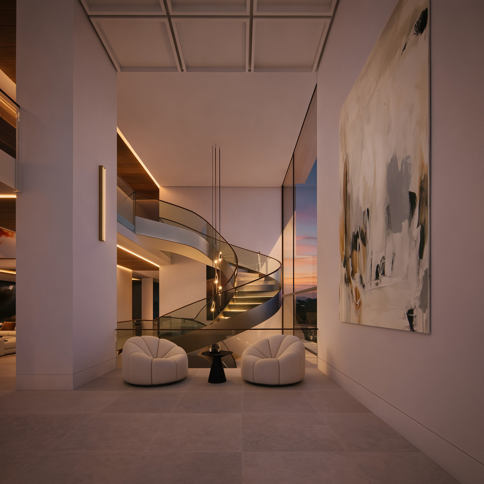 Private wellness area and spa ambience inside Villa FX