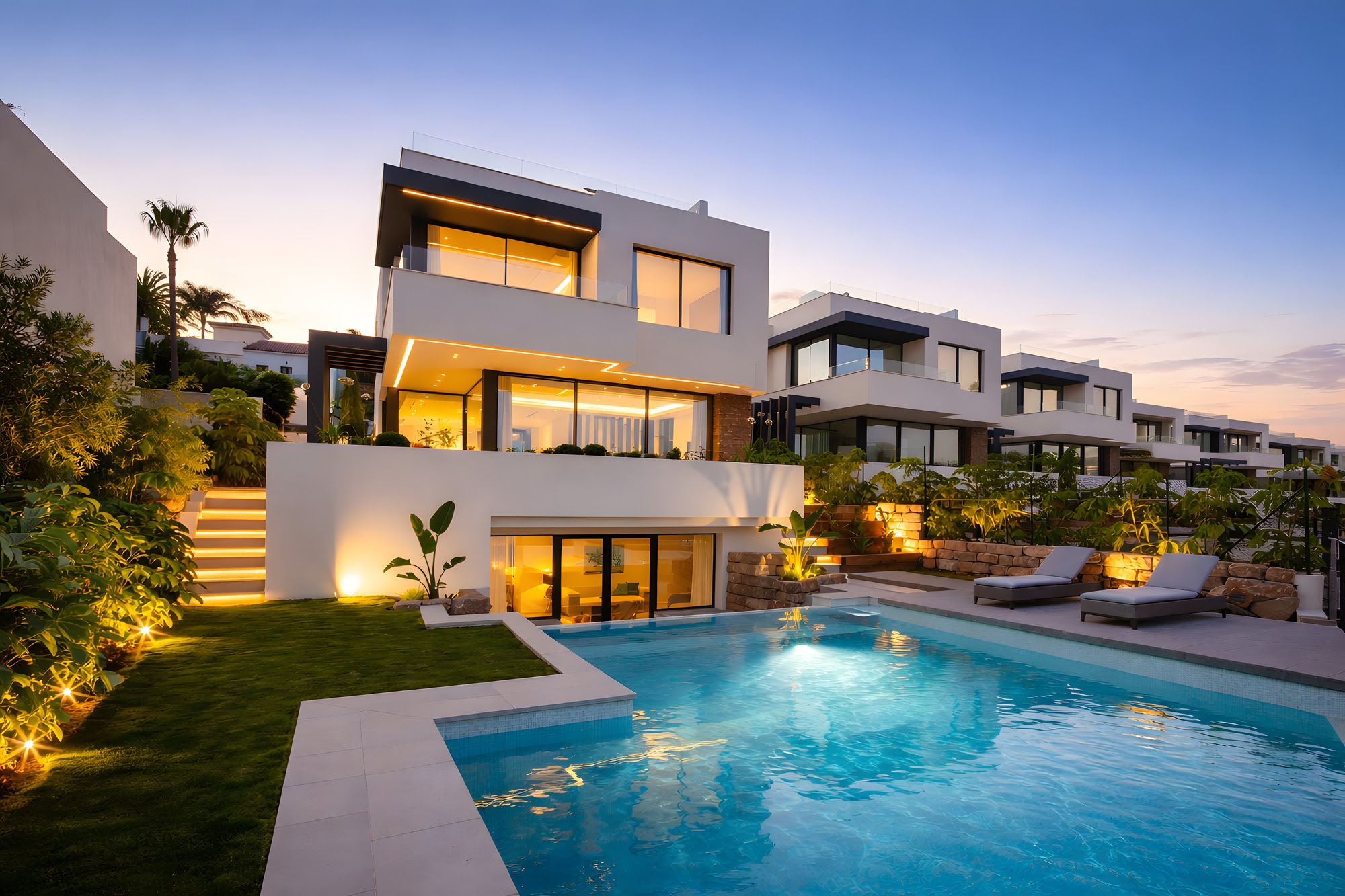 BELFRY – collection of ten modern villas with pool and terraces in Marbella